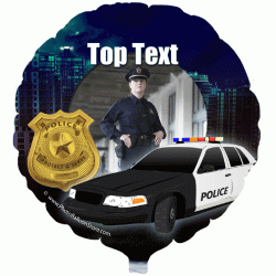 law enforcement photo balloon