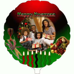 kwanzaa photo balloon