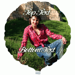 Puzzle Pieces Photo Balloon