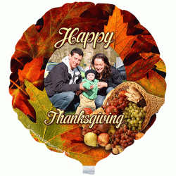 Autumn Harvest Photo Balloon