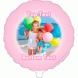 Bubble Gum Pink Photo Balloon