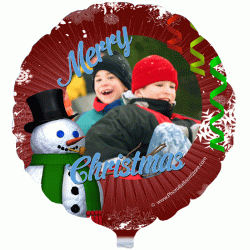 Snowman Photo Balloon