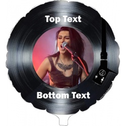 Record Album Photo Balloon